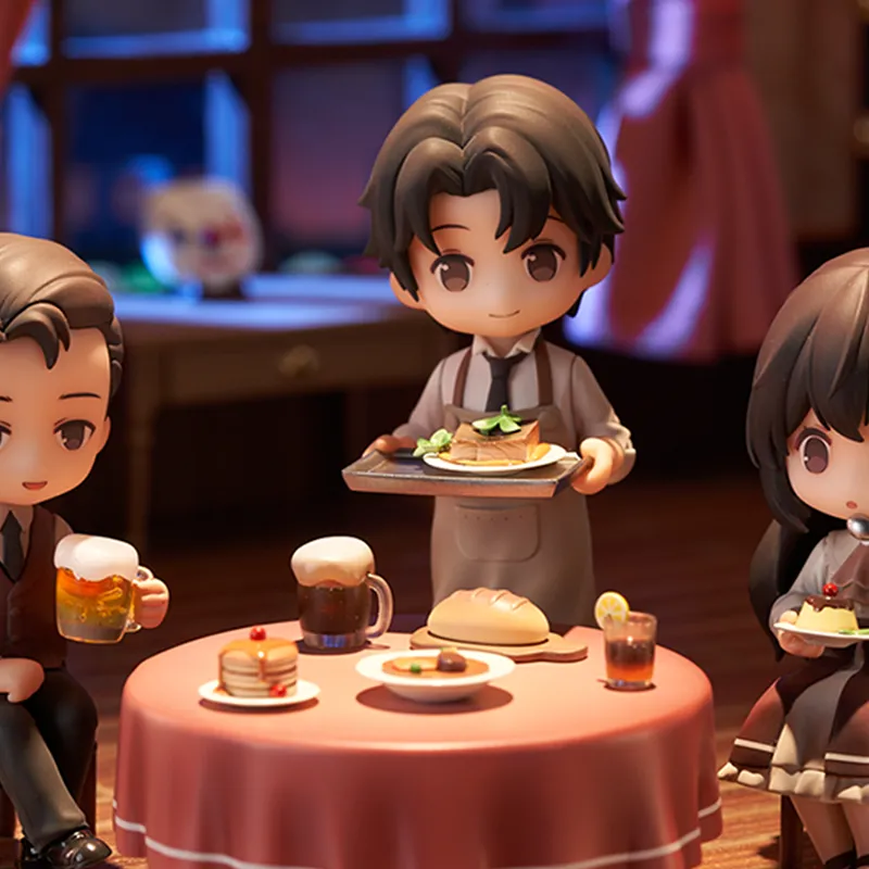 Read Goodies Lord Of The Mysteries Klein Moretti Dinner At The Moretti Household Scenario Chibi Figures-3