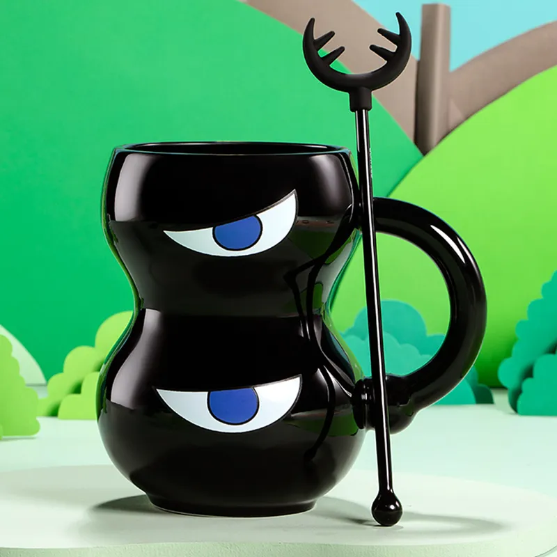 POP MART Ranking Of Kings Characters Caker Ceramic Mug Trend Based Products 12cm-2