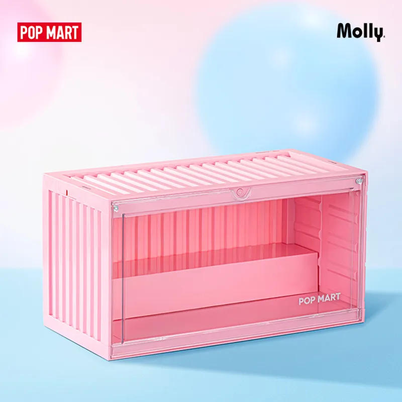 POP MART Instant Superpower Collection Container Luminous Figure Display Case Model Accessories-1