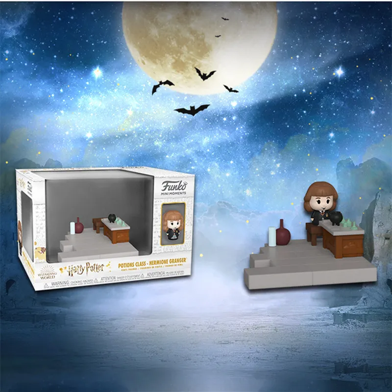 POP ASIA Mini Moment Collection Hermione Granger Funko Mini Moments Hermione Mini Scenario Chibi Figures-2