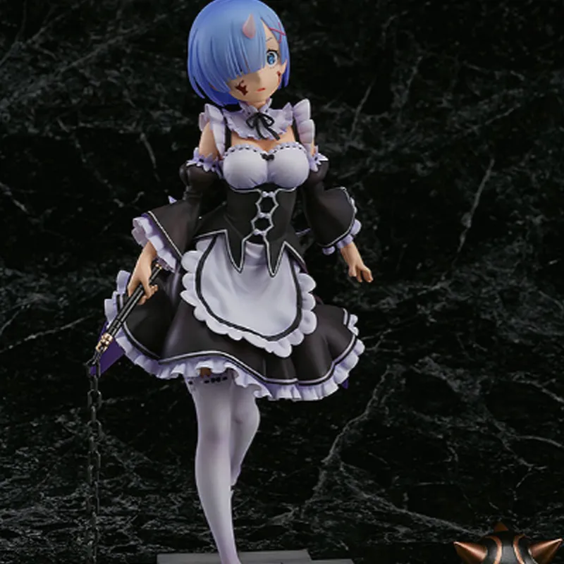GSC Rem Zero Starting Life In Another World Waitress Servant Rem Scale Figures 22.5cm-2