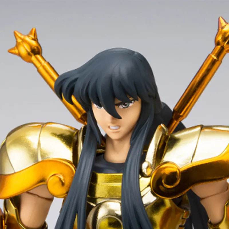 BANDAI Shiryu Bandai Myth Of The Saint Armor EX Gold Saint Seiya Libra Scale Action Figure 17cm Scale Figures-3