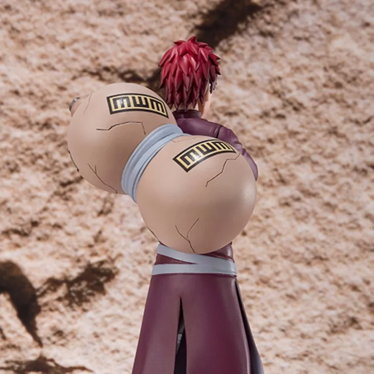 BANDAI Gaara Bandai Soul Limited SHF Naruto Shippuden Kiba Sand Protector Crane Scale Figures 15cm-3