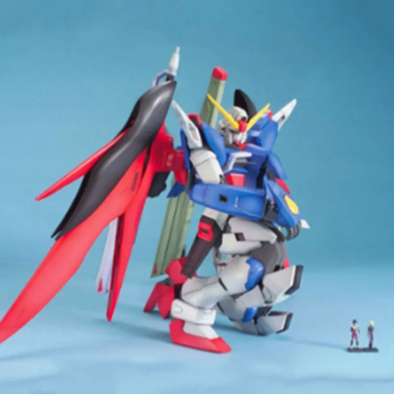 BANDAI MG Mobile Suit Gundam SEED Destiny Gundam, With Bracket Standard Model Kits-3