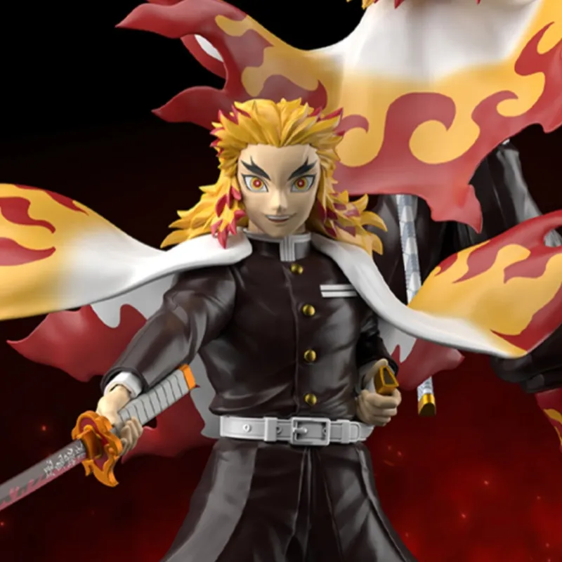 BANDAI Demon Slayer Kyojuro Rengoku Humanoid Assembly Model Kits-2