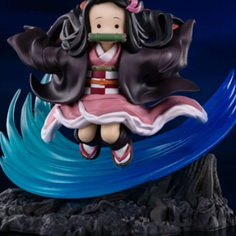 BANDAI Figuarts Zero Demon Slayer Kimetsu No Yaiba Kamado Nezuko Figure Action Figure Pink & Brown-2