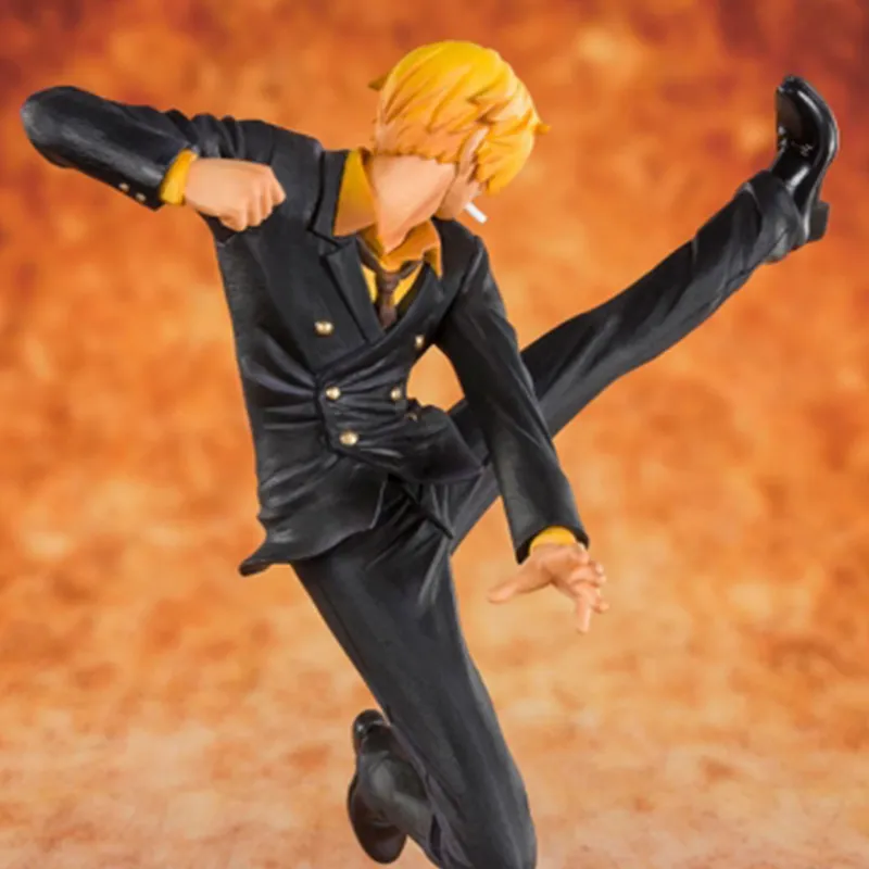 BANDAI Sanji Bandai Zero One Piece 20th Anniversary Scale Figures 13cm-4