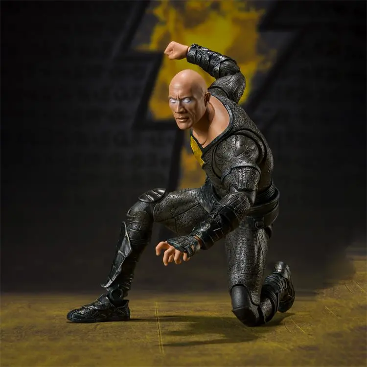 BANDAI Shf Black Adam DC Anti Hero Stone Cold Action Figures-3