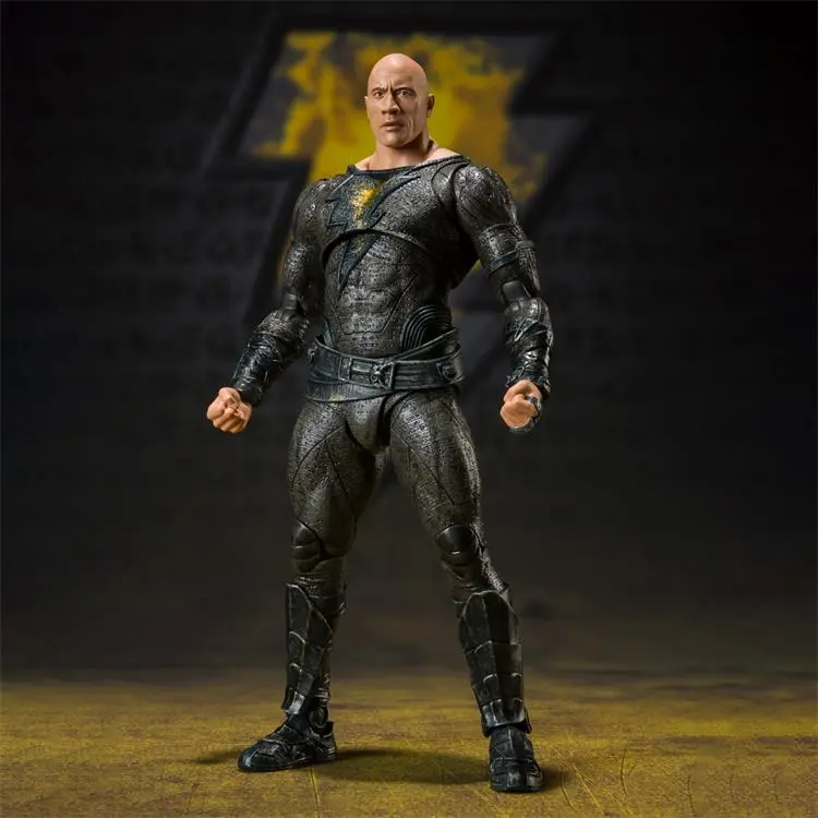 BANDAI Shf Black Adam DC Anti Hero Stone Cold Action Figures-4