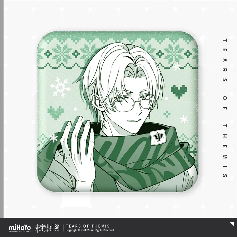 MIHOYO Tears Of Themis Warm Winter Impressions Collection, Square Badges-6