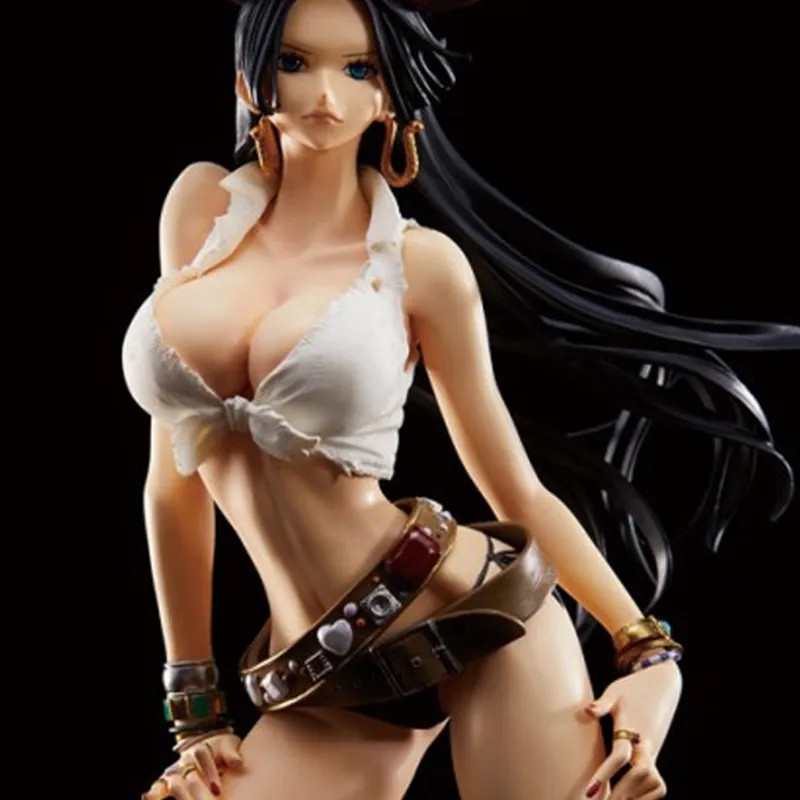 BANPRESTO Boa Hancock Glass Factory One Piece Flag FDS Pirate Hat Captain Scale Figures-3