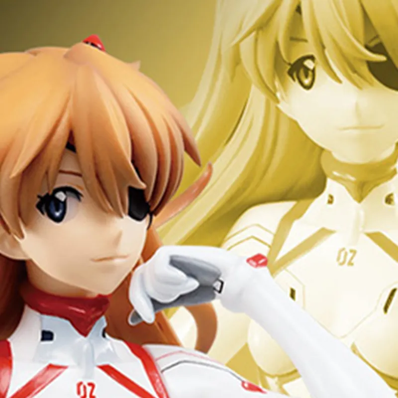 BANDAI Asuka Langley Soryu Bandai Neon Genesis Evangelion Size 13 And Up Last Prize Scale Figures-1