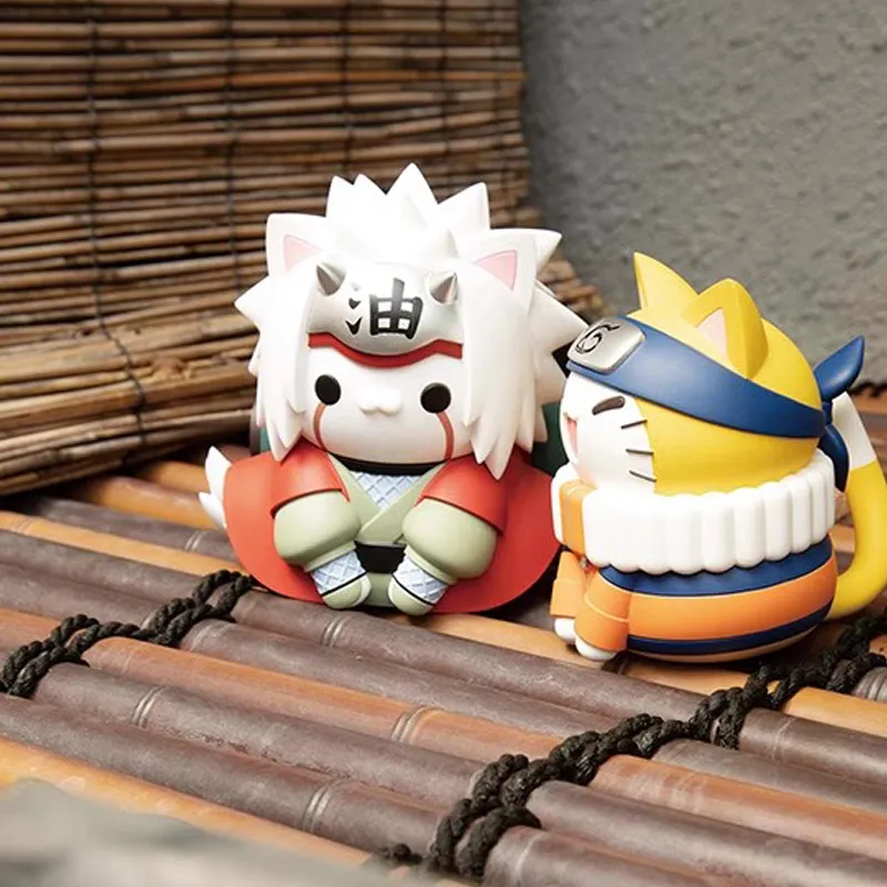 MegaHouse Jiraiya Naruto Cat Chibi Figures 10cm-3