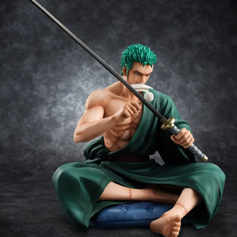 MegaHouse 1 8 One Piece Roronoa Zoro Portrait Of Pirates SOC Pre Sale Scale Figures 13.5cm-1