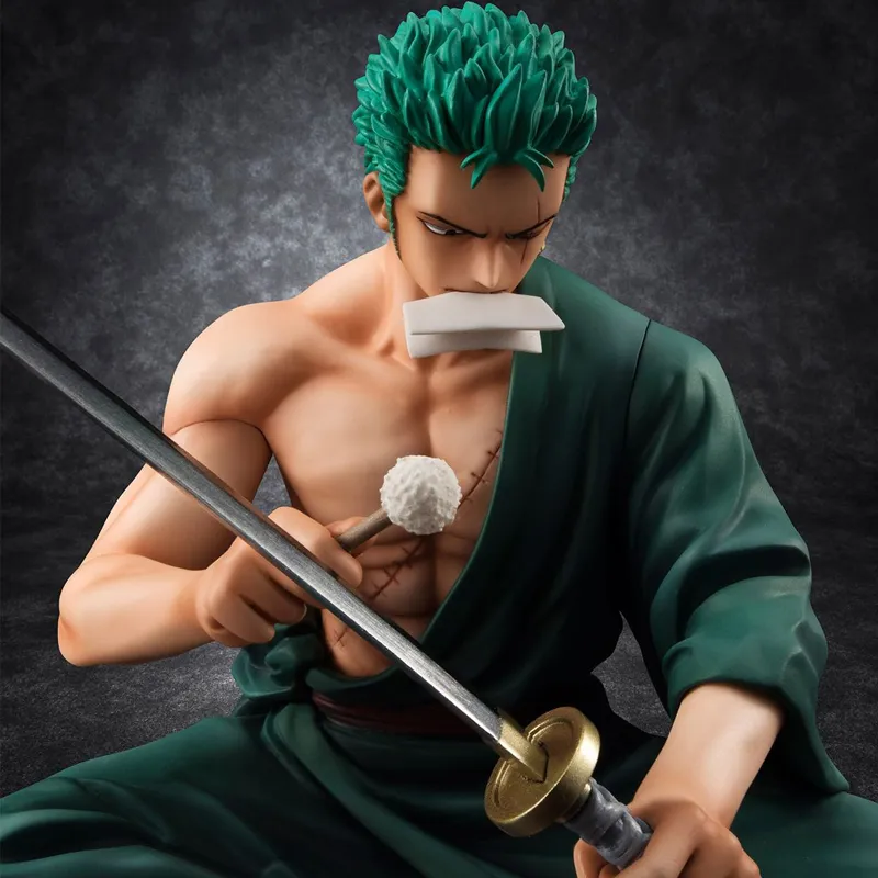 MegaHouse 1 8 One Piece Roronoa Zoro Portrait Of Pirates SOC Pre Sale Scale Figures 13.5cm-3