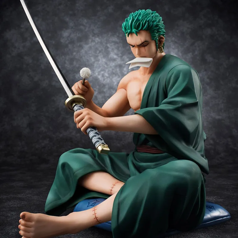 MegaHouse 1 8 One Piece Roronoa Zoro Portrait Of Pirates SOC Pre Sale Scale Figures 13.5cm-4