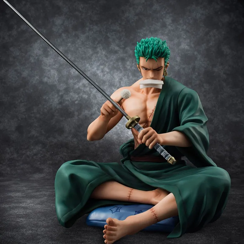 MegaHouse 1 8 One Piece Roronoa Zoro Portrait Of Pirates SOC Pre Sale Scale Figures 13.5cm-2