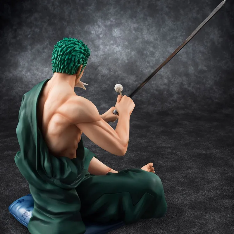 MegaHouse 1 8 One Piece Roronoa Zoro Portrait Of Pirates SOC Pre Sale Scale Figures 13.5cm-5