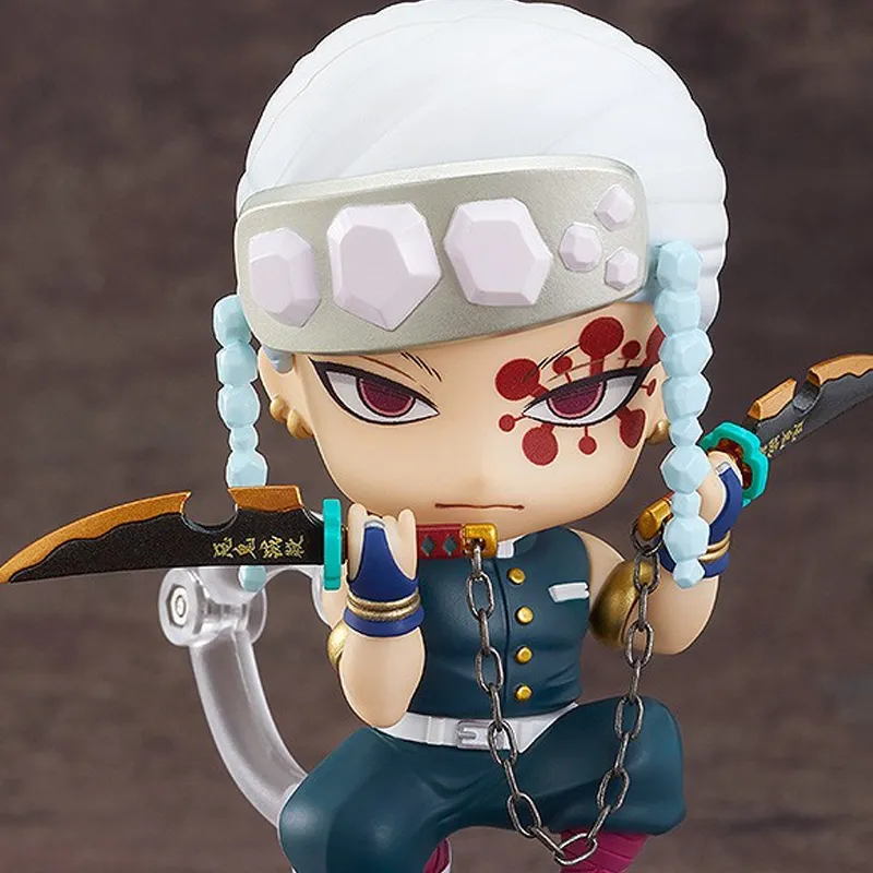 GSC Demon Slayer Tengen Uzui Nendoroid In Stock Chibi Figures 10cm-2