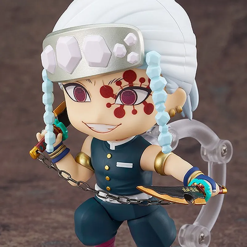 GSC Demon Slayer Tengen Uzui Nendoroid In Stock Chibi Figures 10cm-4