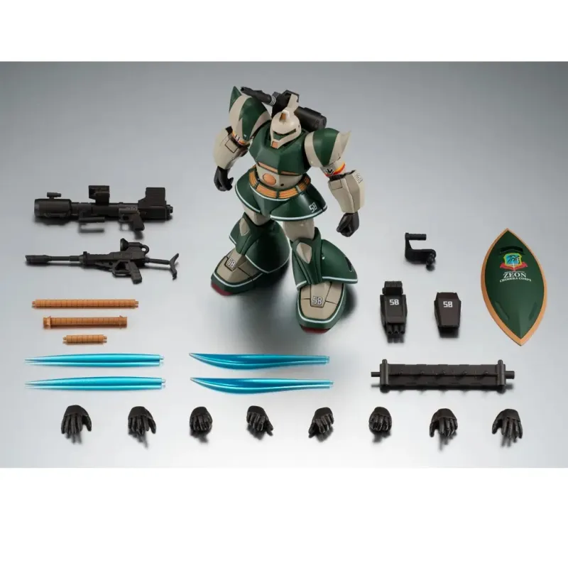 BANDAI ROBOT Soul MS-14C Hero Gundam Thomas Kurz Soul Limited Assembled Models 12.5cm-4