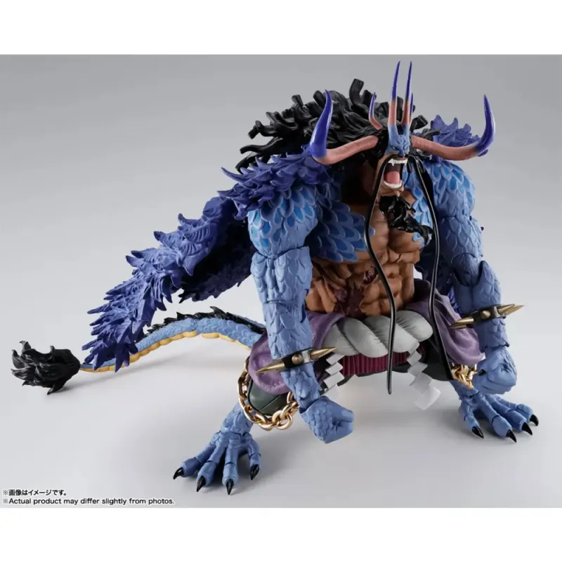 BANDAI One Piece Character S.H.Figuarts Kaido Human Beast Form Assembled Models-2