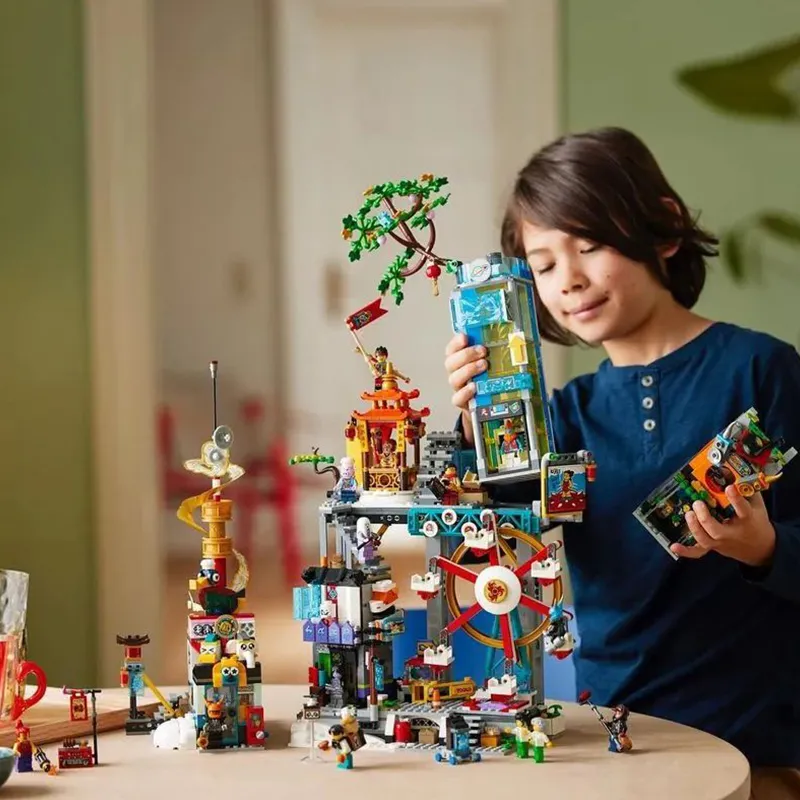 LEGO Little Monkey King Collection Ten Thousand Cities Building Blocks 2330pcs Includes 15 Pcs Figures 80054-5