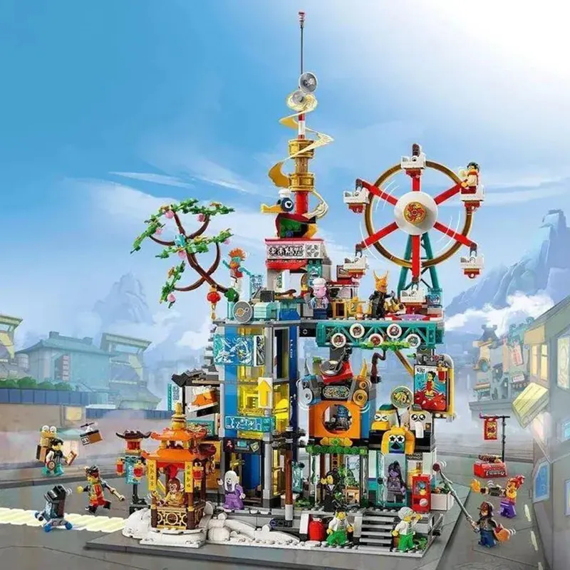LEGO Little Monkey King Collection Ten Thousand Cities Building Blocks 2330pcs Includes 15 Pcs Figures 80054-4