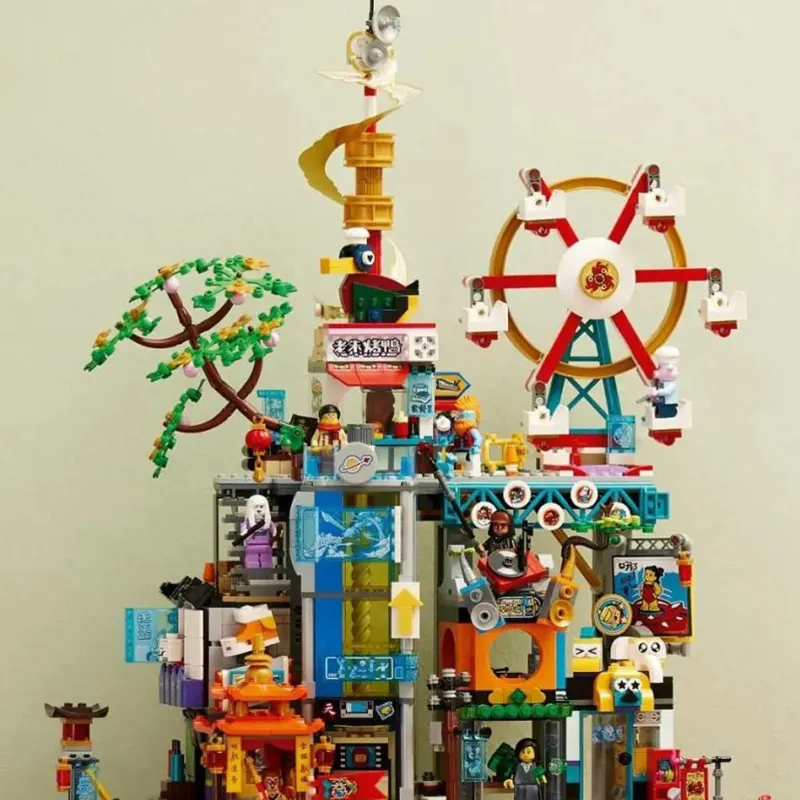LEGO Little Monkey King Collection Ten Thousand Cities Building Blocks 2330pcs Includes 15 Pcs Figures 80054-6