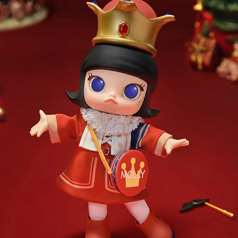 POP MART MOLLY Hu Tao Clamp Trendy Figures 13cm-2