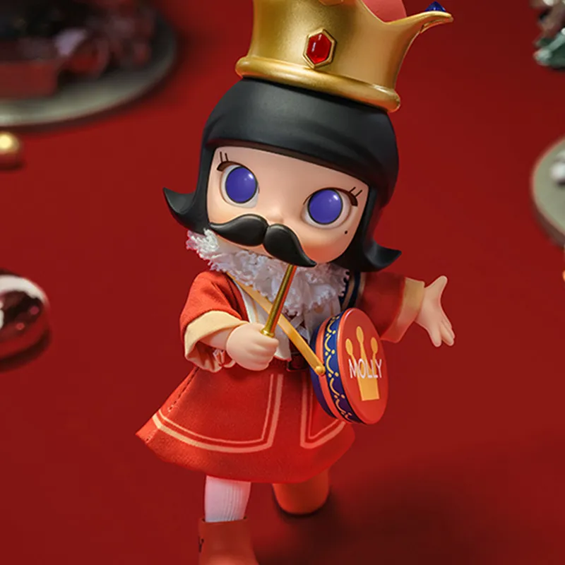 POP MART MOLLY Hu Tao Clamp Trendy Figures 13cm-1