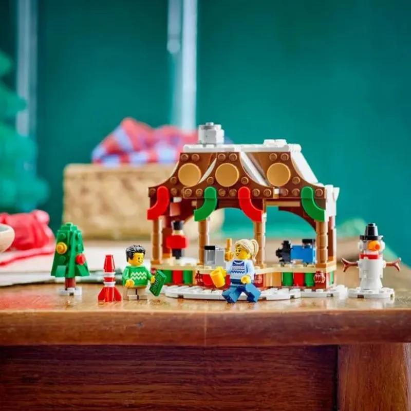 LEGO Creator Winter Market Stall Building Blocks 271pcs 40602 1-3