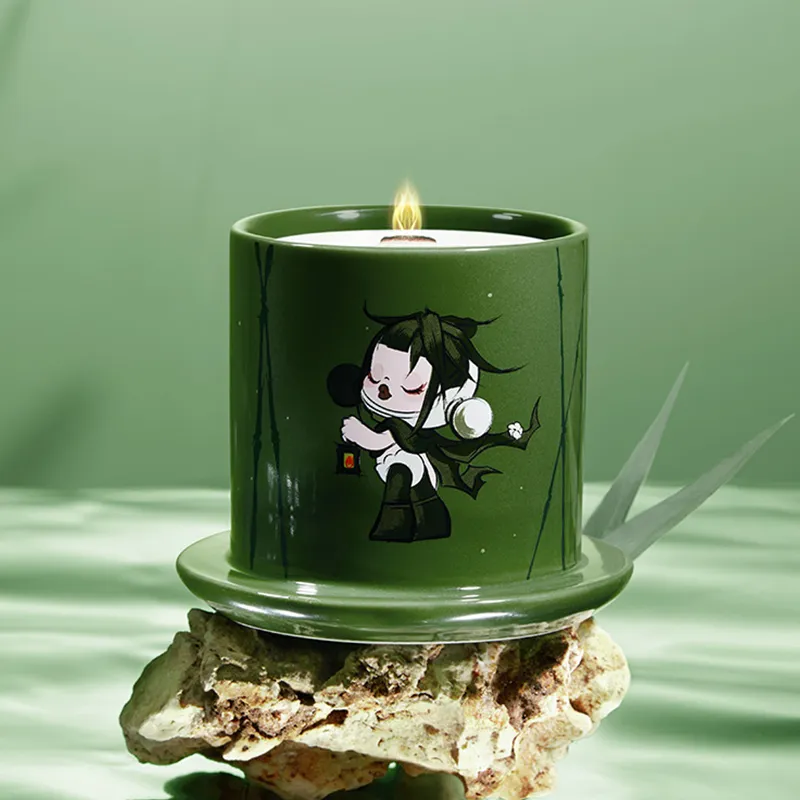POP MART SKULLPANDA 'Collection Of Ink Plum Blossoms In The Courtyard Candle' Trend Based Products-1