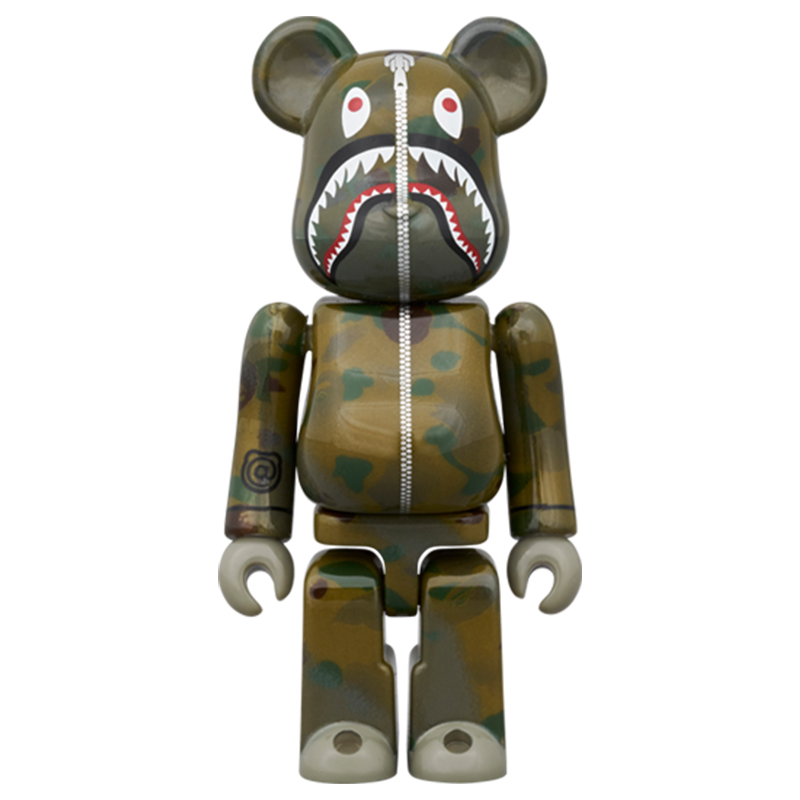 BE@RBRICK Bape R X Alpha Camo Shark 2023 - POIZON