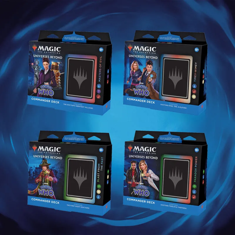 Magic The Gathering Mysterious Doctor WHO English Commander Card Set Battle Cards-5