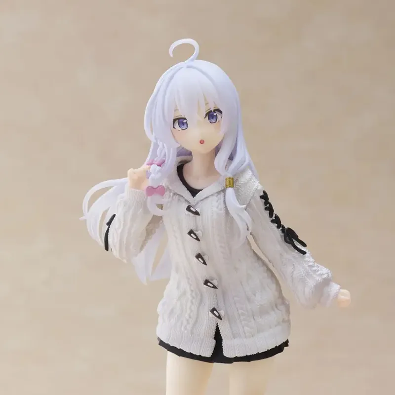 TAITO Coreful Wandering Witch  The Journey Of Elaina Elaina Home Sweater Ver. Bonus Gifts 18cm-1