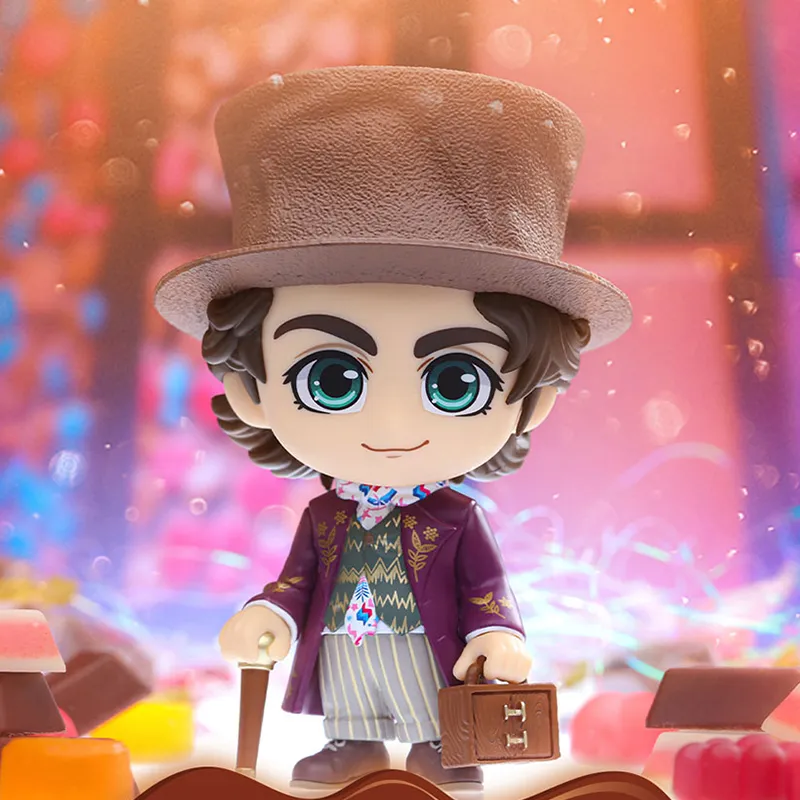 Hot Toys Willy Wonka And The Chocolate Factory Willy Wonka S Size Chibi Figures 11cm-1
