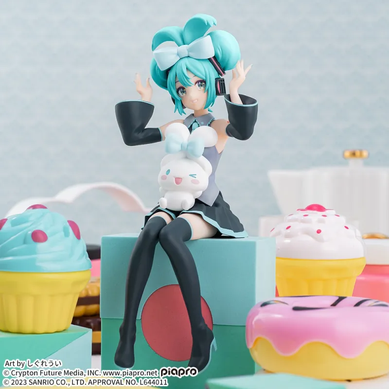 SEGA Hatsune Miku Cinnamoroll Noodle Stopper In Stock Bonus Gifts 21cm-2