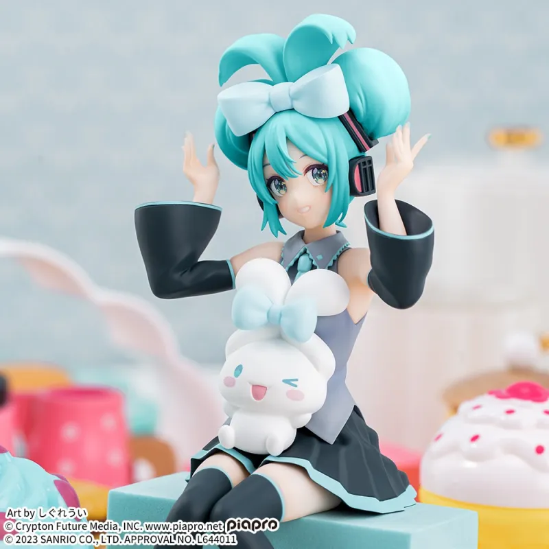 SEGA Hatsune Miku Cinnamoroll Noodle Stopper In Stock Bonus Gifts 21cm-3