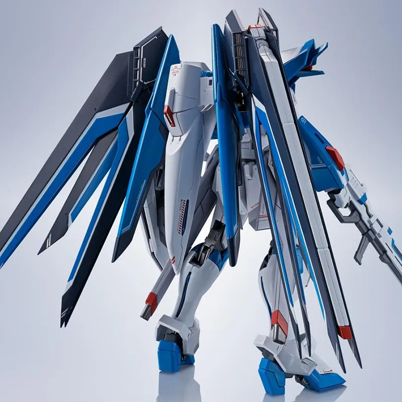 BANDAI METAL ROBOT SPIRITS Mobile Suit Gundam SEED Freedom Rise Of Freedom Gundam Assembled Models 14cm-3