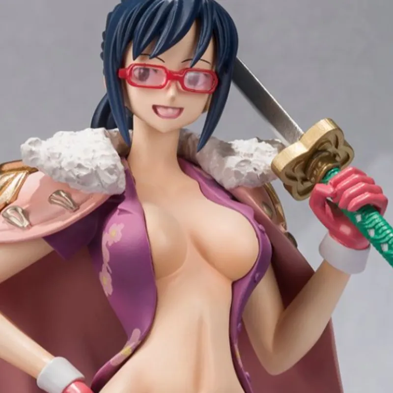 BANDAI One Piece Characters Figuarts ZERO One Piece Smoker Tashigi In Tashigi's Body Punk Hazard Arc Scale Figures-2