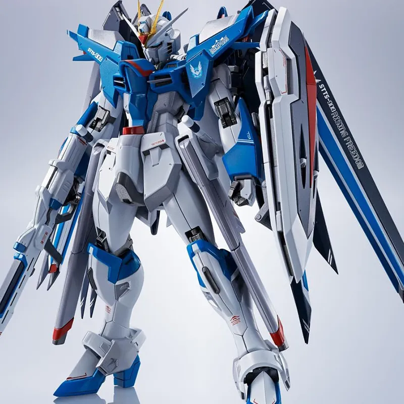 BANDAI METAL ROBOT SPIRITS Mobile Suit Gundam SEED Freedom Rise Of Freedom Gundam Assembled Models 14cm-2