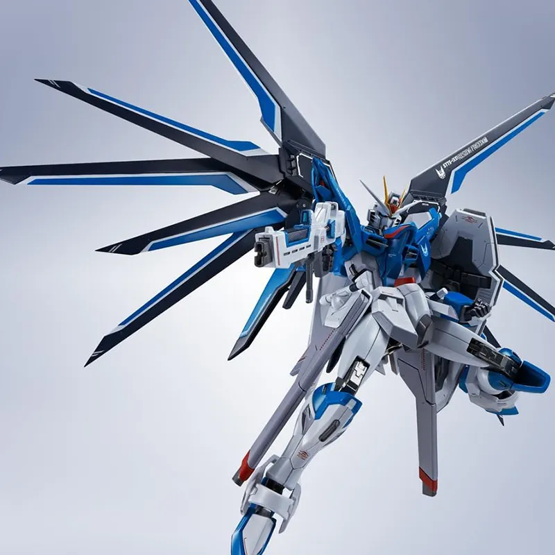 BANDAI METAL ROBOT SPIRITS Mobile Suit Gundam SEED Freedom Rise Of Freedom Gundam Assembled Models 14cm-1