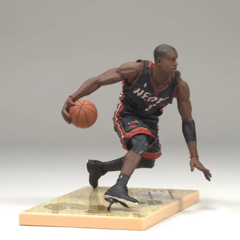 McFARLANE NBA Player Character Maikfan NBA Collection 3 Inches Collection, Generation 5, Dwyane Wade Scale Figures-2