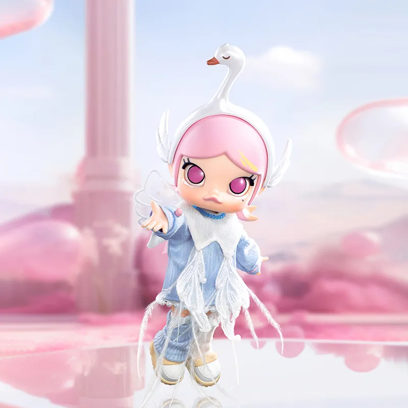 POP MART MOLLY Transformation Swan Trendy Figures 13cm-2