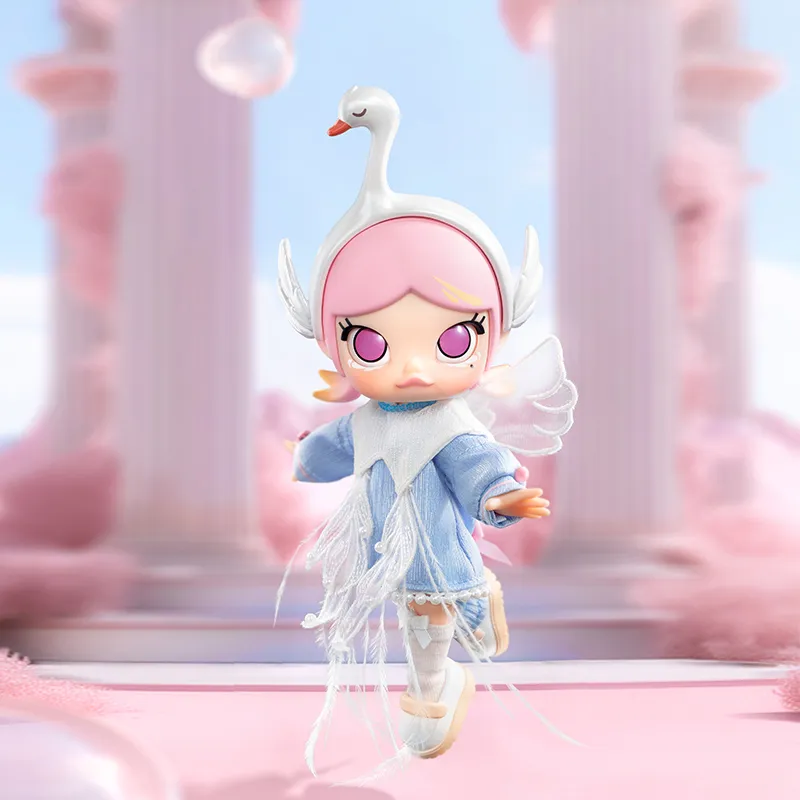 POP MART MOLLY Transformation Swan Trendy Figures 13cm-1