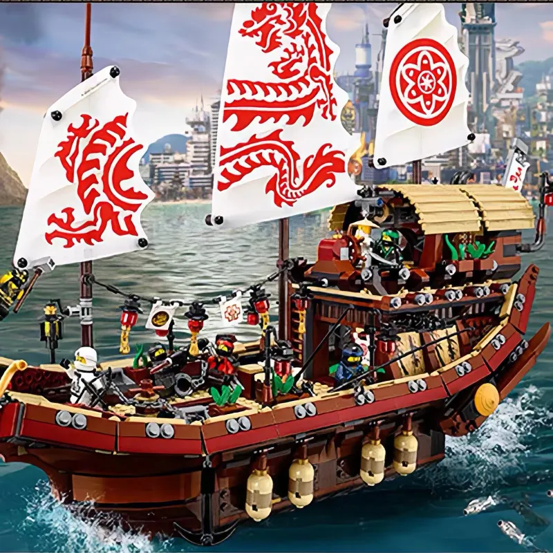 LEGO Phantom Ninja Collection Mobile Base Destiny's Bounty Building Blocks 2001 5000pcs 70618-4