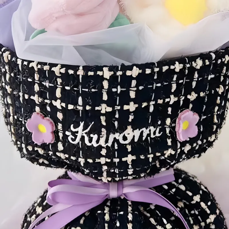POP MART x Sanrio Kuromi Bouquet Dolls Plush Doll 40cm Height-2