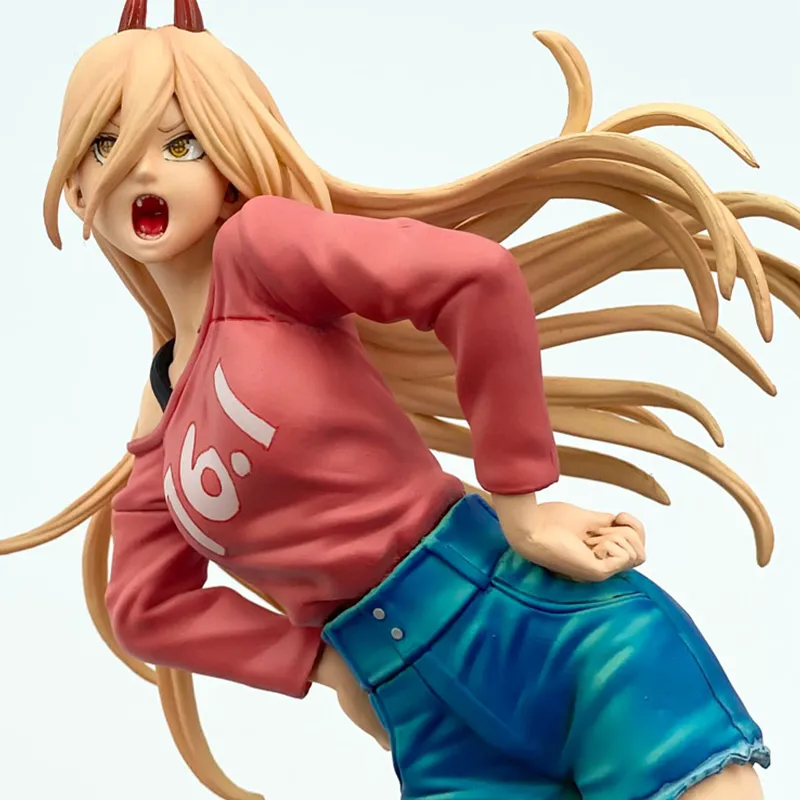 SEGA 1 8 Power Chainsaw Man Luminasta Blood Demon Scale Figures 18cm-3