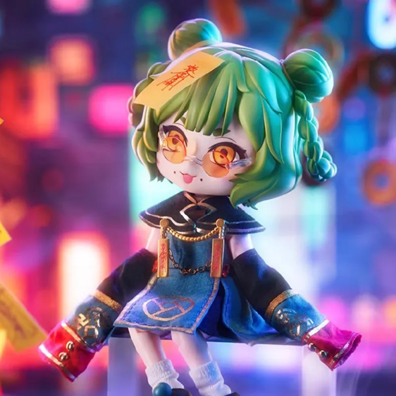 GSC Clay Doll Chinese Fashion Trend Collection  Twin Zombies Ginger Chibi Figures 14cm-3